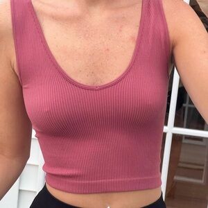 Dynamic V-Neck Ribbed Tank